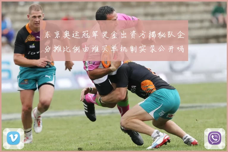 东京奥运冠军奖金出资方揭秘队企分摊比例由谁买单机制实录公开吗